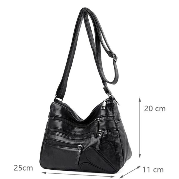Bolsa Transversal Feminina em Couro Genuino - Stephan Ferrera - Imagem 4