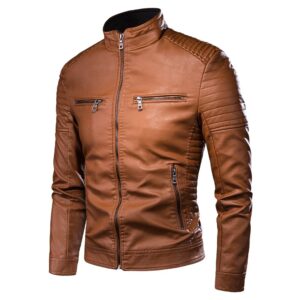 Jaqueta Masculina Vintage em Couro Genuino - Premium Men