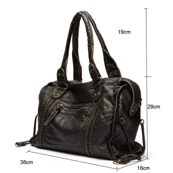 Bolsa Feminina em Couro Genuino - Vintage Serena - Imagem 2