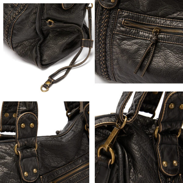Bolsa Feminina em Couro Genuino - Vintage Serena - Imagem 6