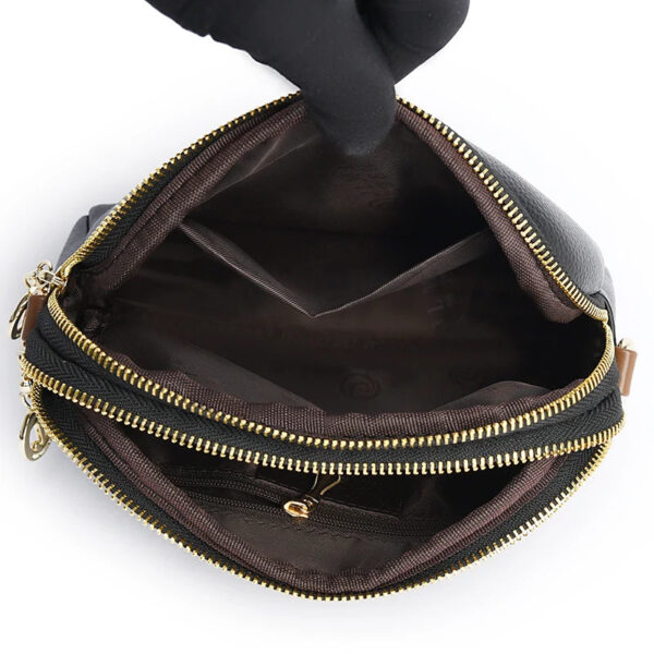 Bolsa Feminina Transversal em Couro Genuino - LovyLife - Imagem 5