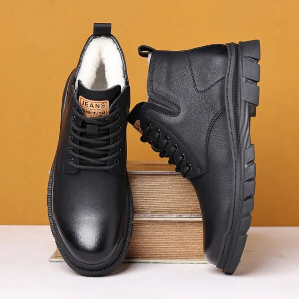 Bota Masculina de Inverno em Couro Genuino - Luiz Armen - Imagem 2