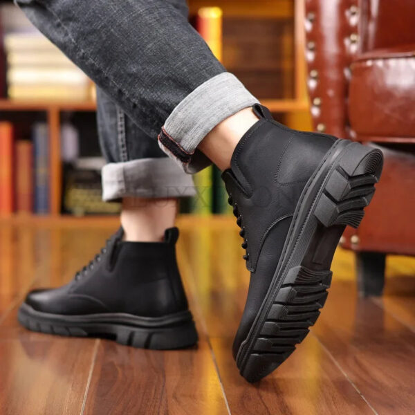 Bota Masculina de Inverno em Couro Genuino - Luiz Armen - Imagem 3