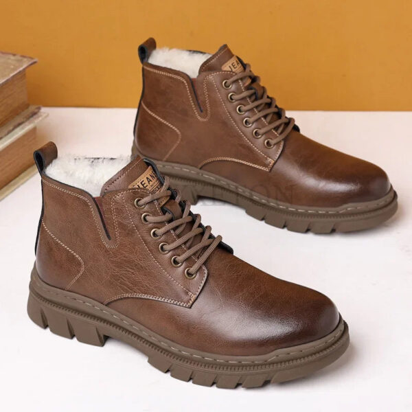 Bota Masculina de Inverno em Couro Genuino - Luiz Armen - Imagem 5