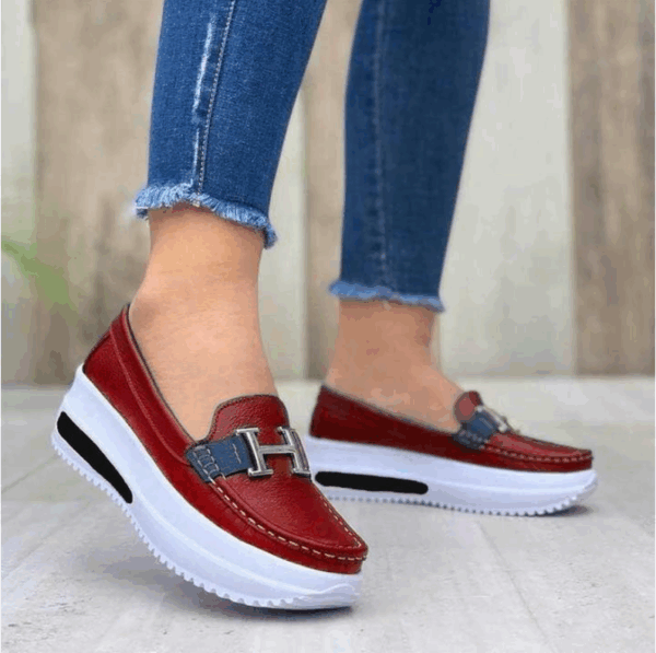 Mocassim Feminino em Couro Genuino - Scarlet Fiore - Imagem 6