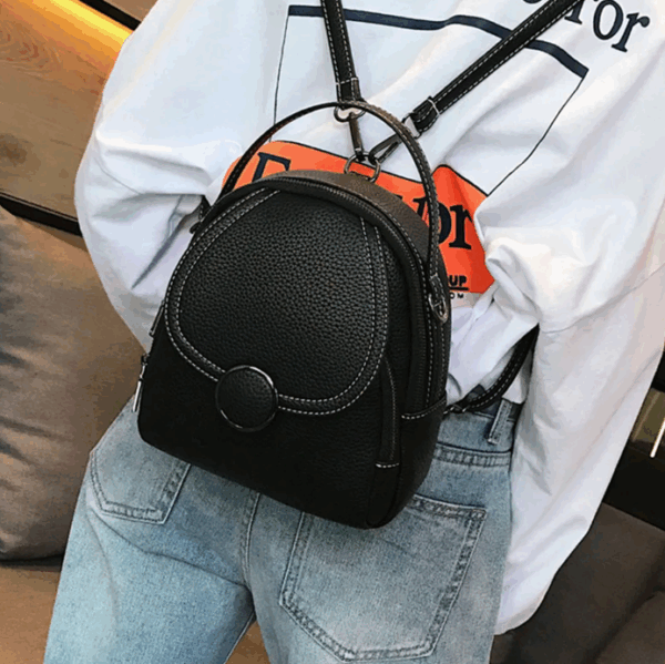 Mochila Feminina em Couro Genuino - Felyciia Premium - Imagem 3