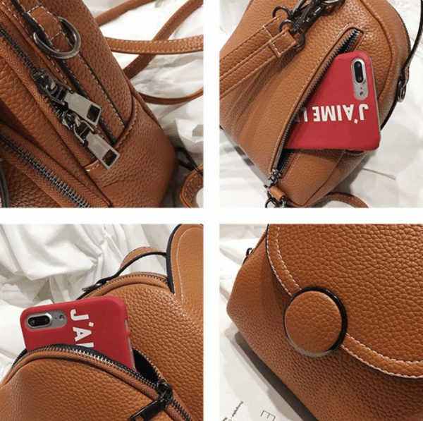 Mochila Feminina em Couro Genuino - Felyciia Premium - Imagem 5