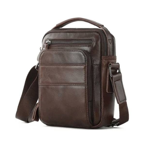 Bolsa de Ombro em Couro Genuino -  Genuine Premium