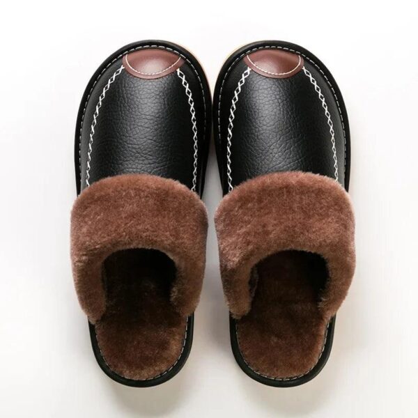 Pantufa Masculina em Couro Genuíno - Chevalier Comfort - Imagem 2