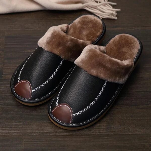 Pantufa Masculina em Couro Genuíno - Chevalier Comfort - Imagem 3