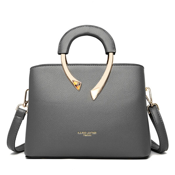 Bolsa Feminina em Couro Genuino - Luxo Elegance - Imagem 8