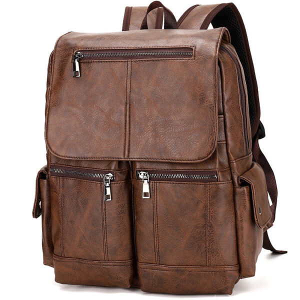 Mochila em Couro Legítimo - Premium Travel - Imagem 5