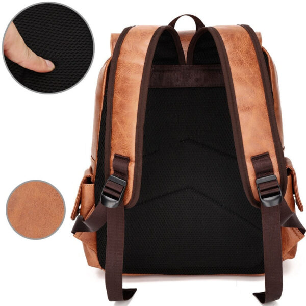 Mochila em Couro Legítimo - Premium Travel - Imagem 4