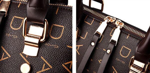 Bolsa Feminina em Couro Genuino - Pure Luxury by Lina + Chaveiro de Brinde - Imagem 14