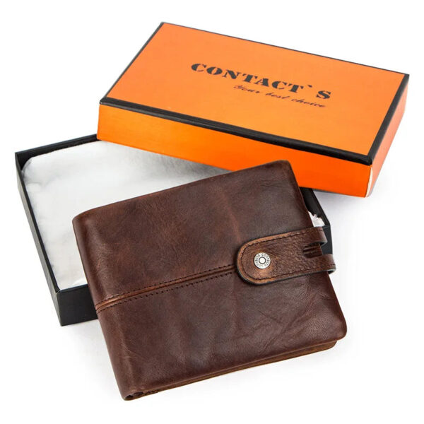 Carteira Masculina em Couro Genuino - Contact Men - Imagem 2