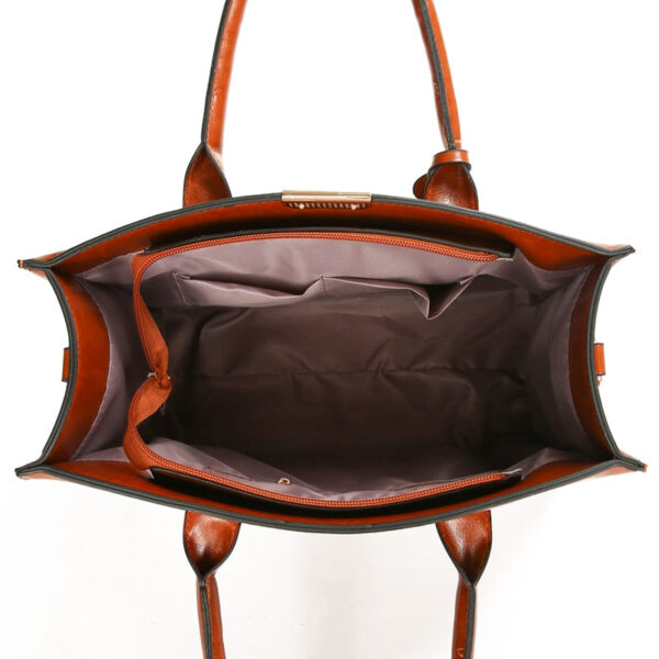 Conjunto Feminino em Couro Bolsa + 2 Carteira - Premium Bags - Imagem 7