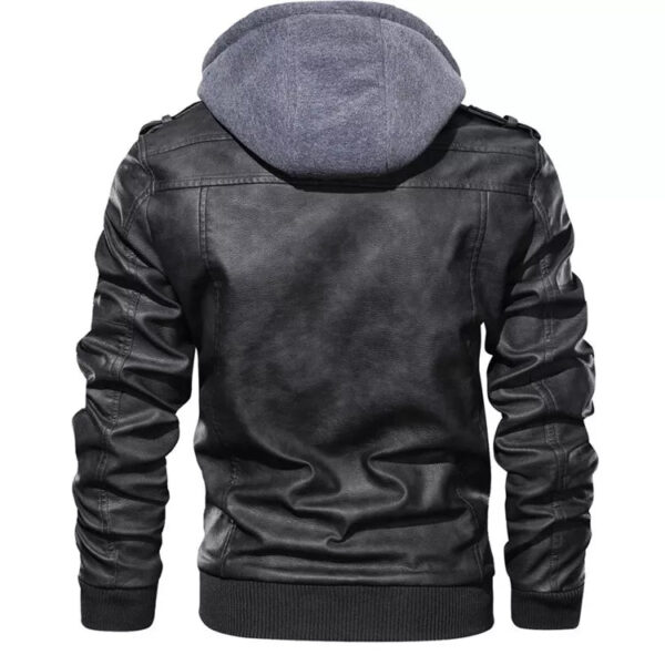 Jaqueta Masculina em Couro Genuino - Premium Men - Imagem 8