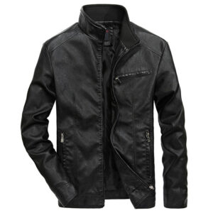 Jaqueta Masculina em Couro Genuino Motoqueiro - Strada Pro