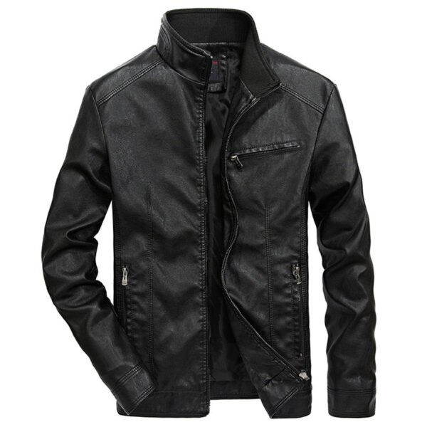Jaqueta Masculina em Couro Genuino Motoqueiro - Strada Pro