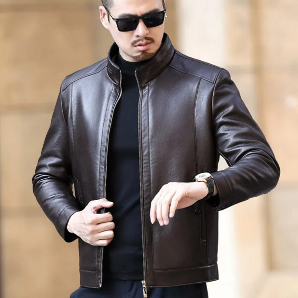 Jaqueta Masculina em Couro Genuino - Pro Keven - Imagem 5