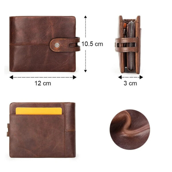 Carteira Masculina em Couro Genuino - Contact Men - Imagem 10
