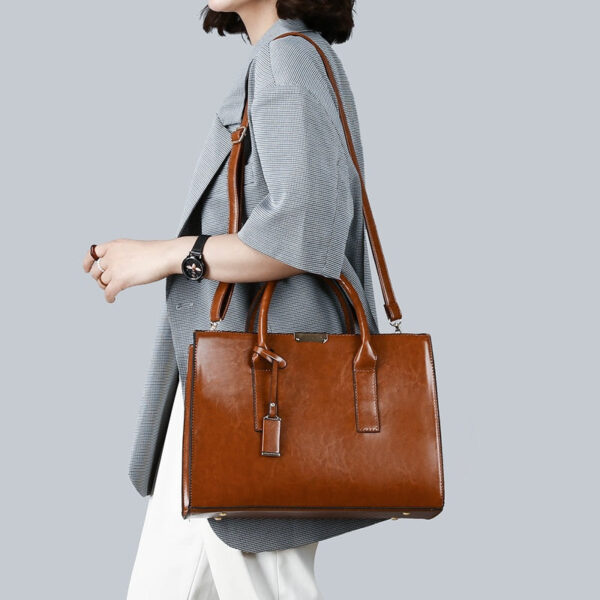 Conjunto Feminino em Couro Bolsa + 2 Carteira - Premium Bags - Imagem 6