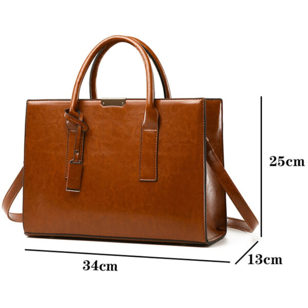 Conjunto Feminino em Couro Bolsa + 2 Carteira - Premium Bags - Imagem 13