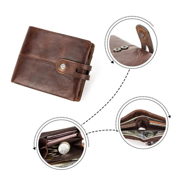 Carteira Masculina em Couro Genuino - Contact Men - Imagem 9