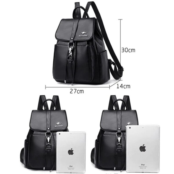 Mochila Feminina em Couro Genuino - Aussie Classic - Imagem 2