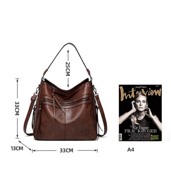 Bolsa Feminina em Couro Genuino - Armani Premium - Imagem 10