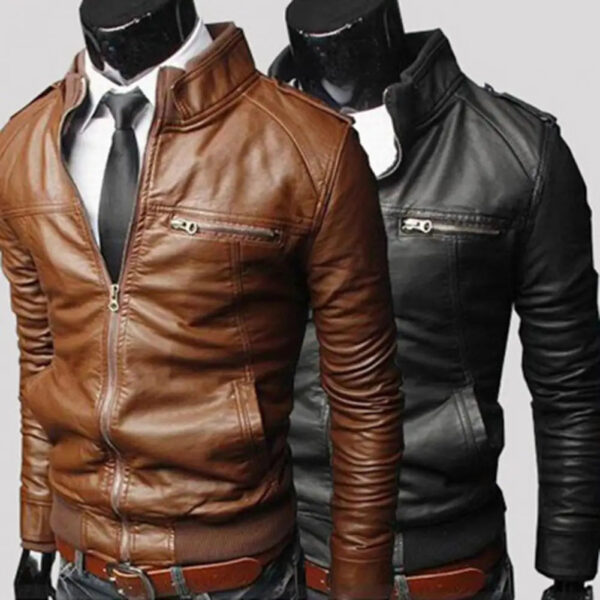 Jaqueta Masculina em Couro Genuino - Business M2 - Imagem 3