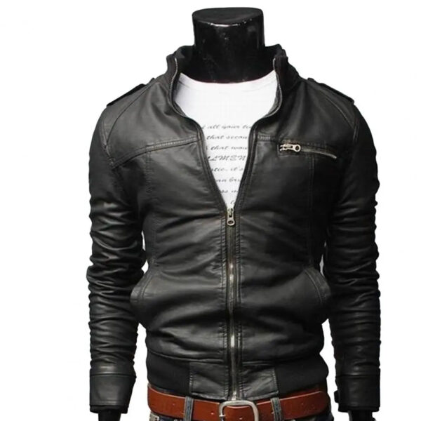 Jaqueta Masculina em Couro Genuino - Business M2 - Imagem 4