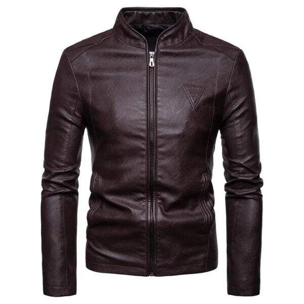 Jaqueta Masculina de Inverno em Couro Genuino - Spiky Premium - Imagem 7