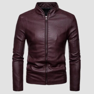 Jaqueta Masculina de Inverno em Couro Genuino - Spiky Premium