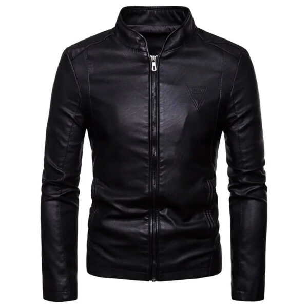 Jaqueta Masculina de Inverno em Couro Genuino - Spiky Premium - Imagem 6