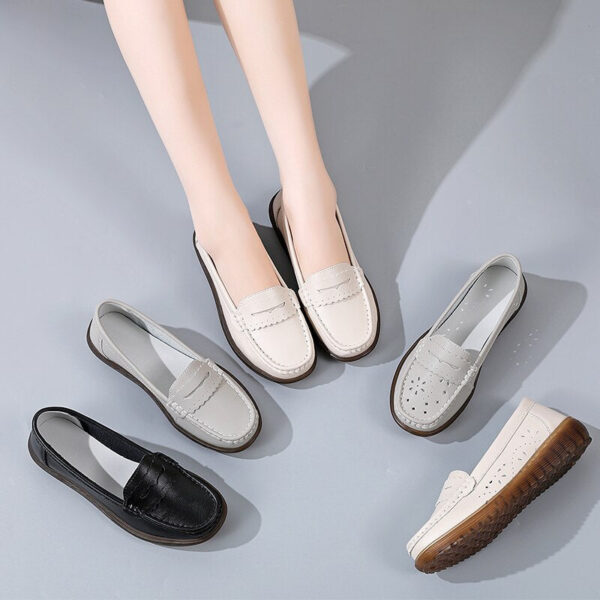 Mocassim Feminino em Couro Genuino - Ayala Premium - Imagem 2