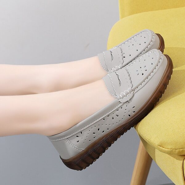 Mocassim Feminino em Couro Genuino - Ayala Premium - Imagem 3