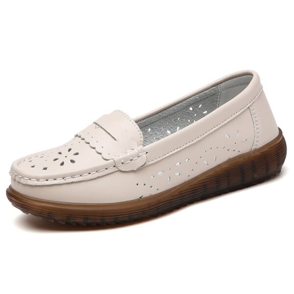 Mocassim Feminino em Couro Genuino - Ayala Premium - Imagem 6