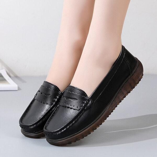 Mocassim Feminino em Couro Genuino - Ayala Premium - Imagem 4