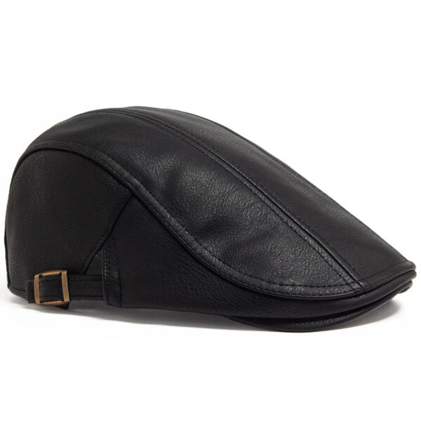 Boina Masculina em Couro Genuino - Theron - Imagem 5