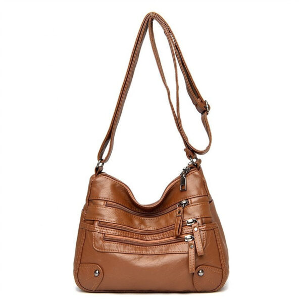 Bolsa Transversal Feminina em Couro Genuino - Stephan Ferrera - Imagem 2