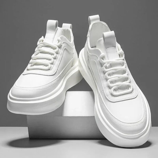 Tênis Masculino em Couro Genuino - Hermes Sport - Imagem 6
