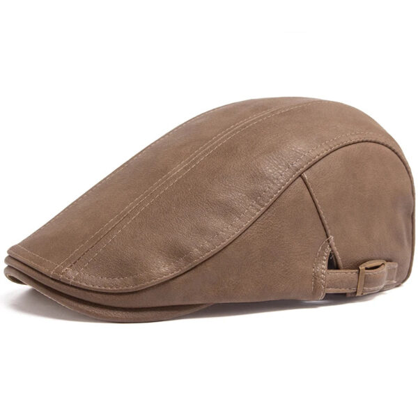 Boina Masculina em Couro Genuino - Theron - Imagem 4