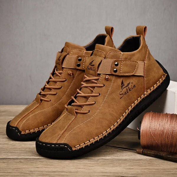 Bota Masculina em Couro Genuíno - Duncan - Imagem 27