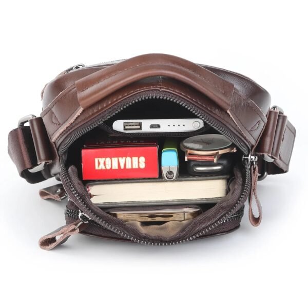 Bolsa de Ombro em Couro Genuino -  Genuine Premium - Imagem 2