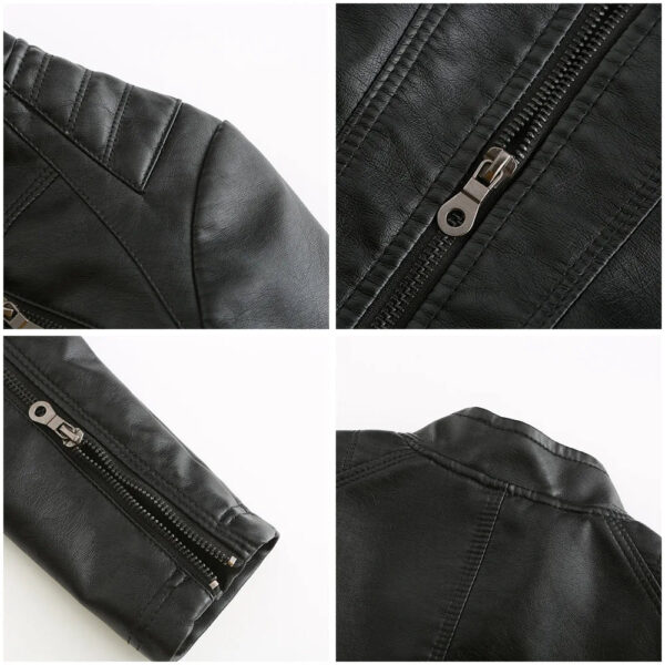 Jaqueta Feminina em Couro Genuino - Premium Jacket - Imagem 6