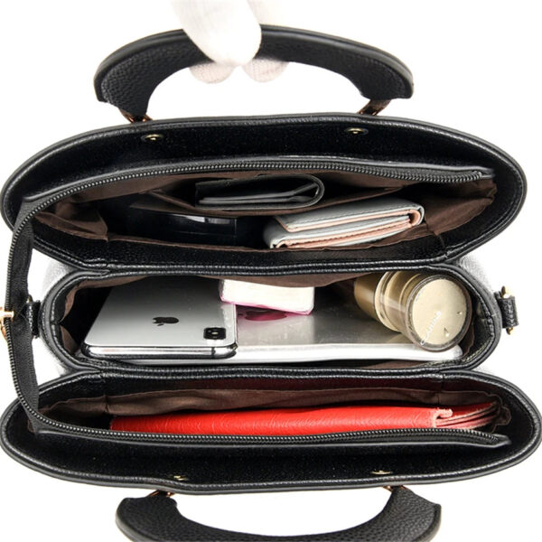 Bolsa Feminina em Couro Genuino - Luxo Elegance - Imagem 6