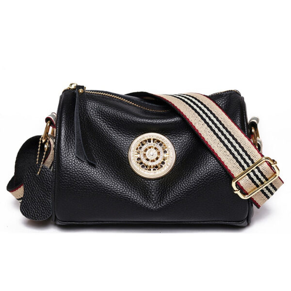 Bolsa de Ombro Feminina Pequena Couro - Divier Fernandes - Imagem 3