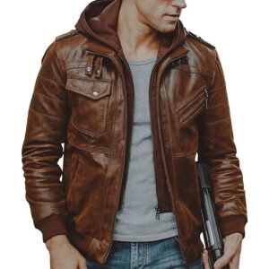 Jaqueta Masculina Em Couro Genuino - MotorJack Premium