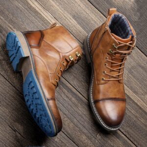 Bota Masculina em Couro Genuino - Boot Premium
